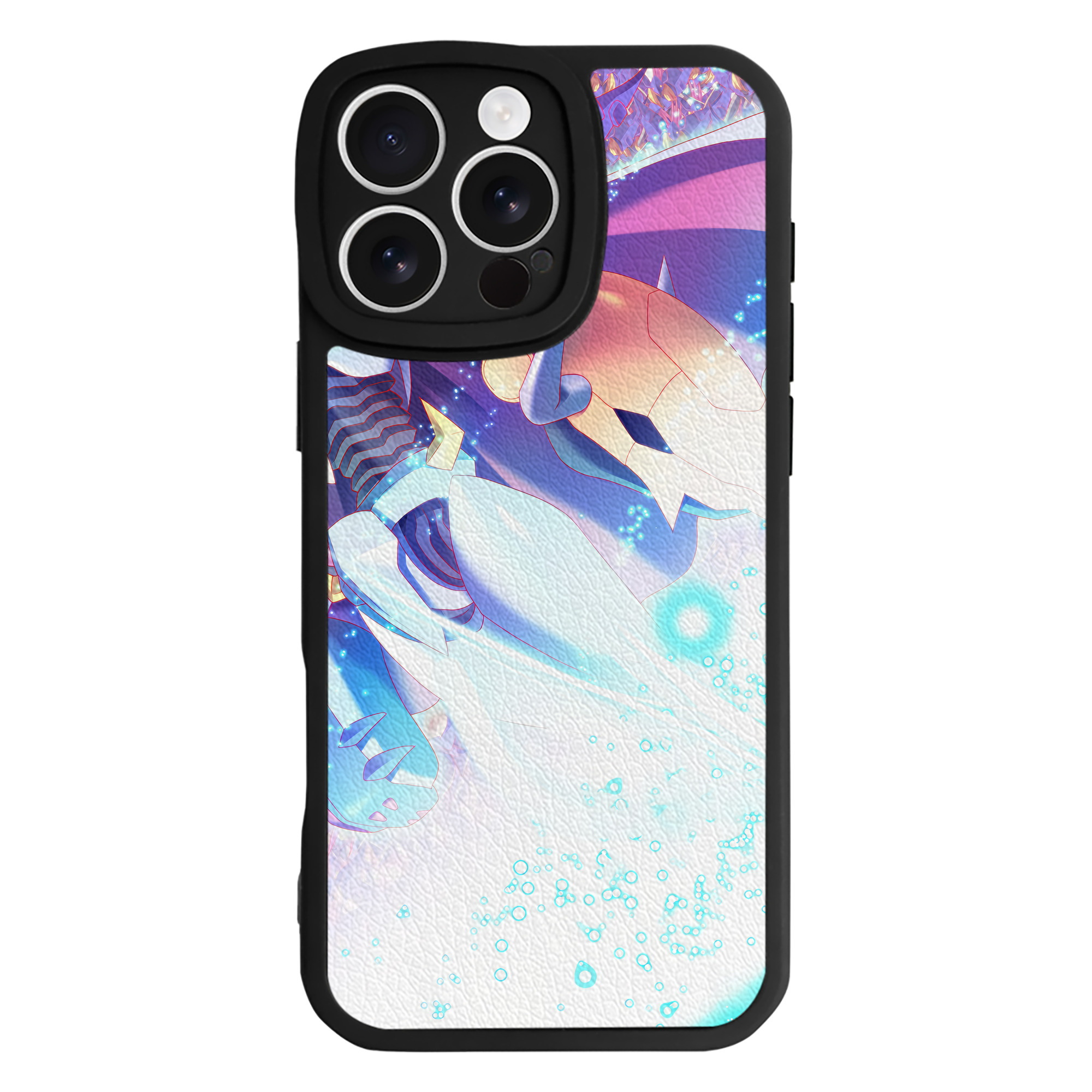 （画像用） Digimon デジタルモンスター/デジモン 【iPhone 16シリーズ対応】シリコンスマホケース（レザー調） 材質：シリコン
